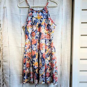 Large Soprano vibrant casual above the knee buttery soft sundress